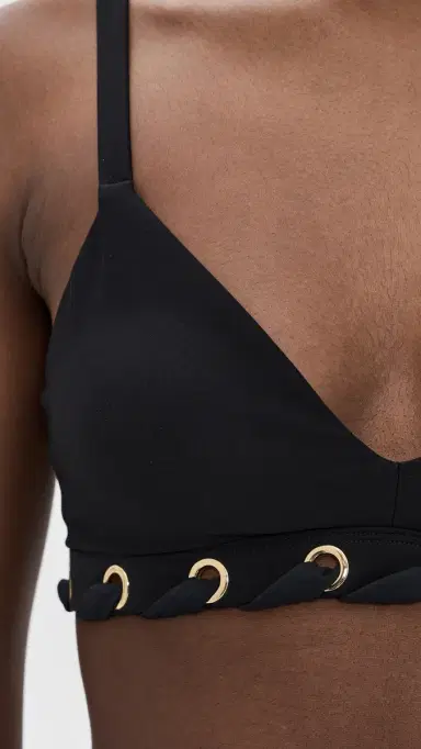 STYLEST Dreamculpt Grommet Bikini Top Caviar | Thumbnail 6 STYLEST Dreamculpt Grommet Bikini Top Caviar | Thumbnail 6