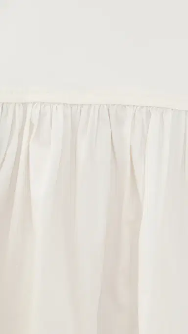 GANNI Frill Sleeve Top Egret | Thumbnail 6 GANNI Frill Sleeve Top Egret | Thumbnail 6