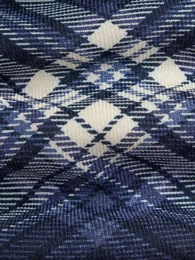 Ralph Lauren Purple Label Men's Plaid Cashmere-Silk Tie - Navy | Thumbnail 5 Ralph Lauren Purple Label Men's Plaid Cashmere-Silk Tie - Navy | Thumbnail 5