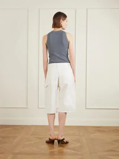 Phoebe Philo Cotton wide-leg cargo shorts | Thumbnail 3 Phoebe Philo Cotton wide-leg cargo shorts | Thumbnail 3
