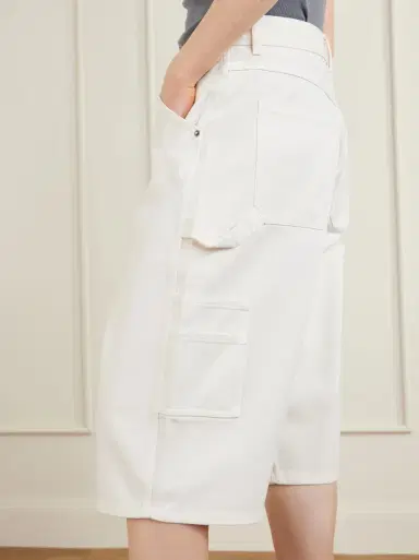 Phoebe Philo Cotton wide-leg cargo shorts | Thumbnail 4 Phoebe Philo Cotton wide-leg cargo shorts | Thumbnail 4