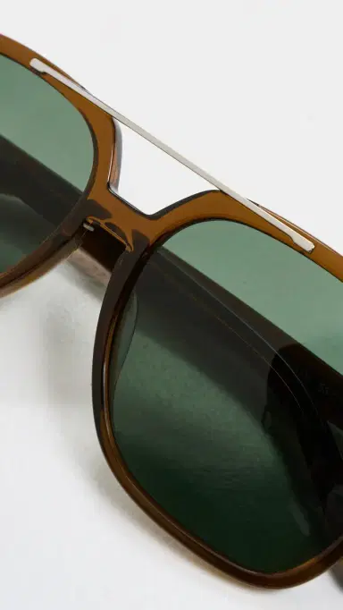 Saint Laurent SL 545 Sunglasses Brown/Green One Size | Thumbnail 5 Saint Laurent SL 545 Sunglasses Brown/Green One Size | Thumbnail 5