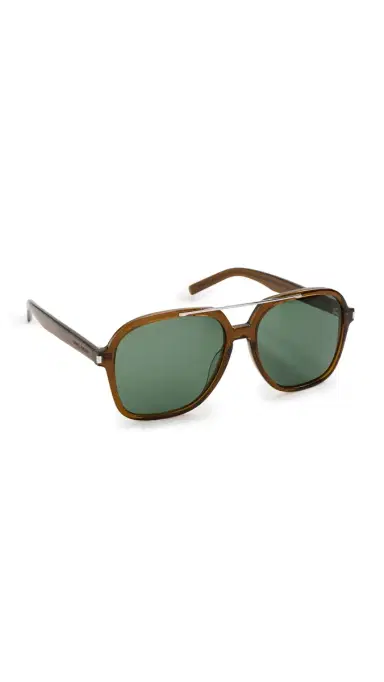 Saint Laurent SL 545 Sunglasses Brown/Green One Size | Thumbnail 6 Saint Laurent SL 545 Sunglasses Brown/Green One Size | Thumbnail 6