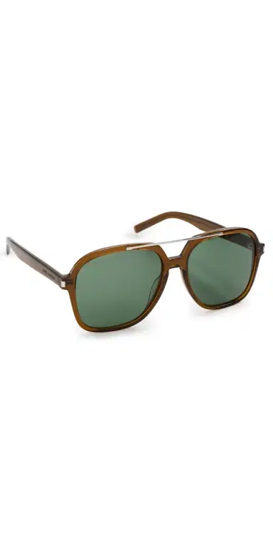 Saint Laurent SL 545 Sunglasses Brown/Green One Size | Thumbnail 1 Saint Laurent SL 545 Sunglasses Brown/Green One Size | Thumbnail 1