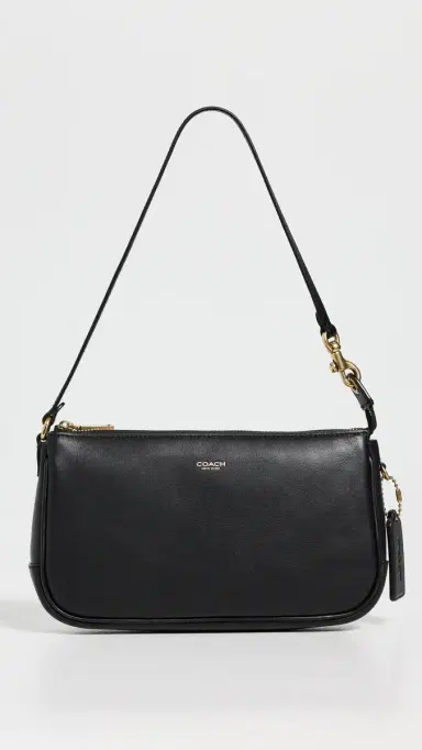 Coach Natural Grain Leather Plaza Bag Black One Size | Thumbnail 2 Coach Natural Grain Leather Plaza Bag Black One Size | Thumbnail 2