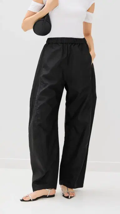 Tibi Crispy Nylon Winslow Pant Black | Thumbnail 2 Tibi Crispy Nylon Winslow Pant Black | Thumbnail 2