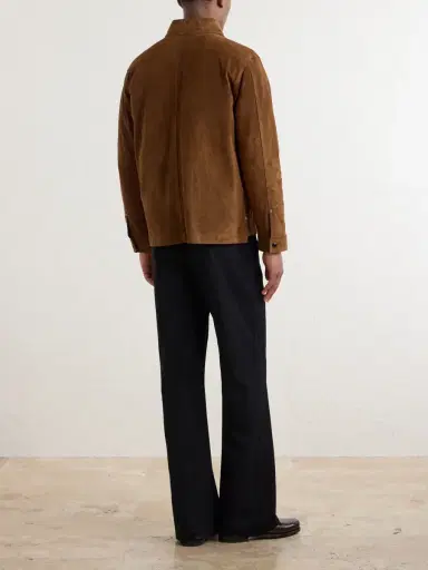 Drake's Suede Overshirt - Men | Thumbnail 4 Drake's Suede Overshirt - Men | Thumbnail 4
