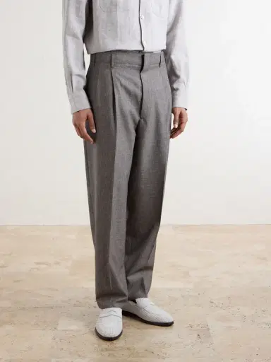 Brunello Cucinelli Straight-Leg Pleated Wool Suit Trousers - Men | Thumbnail 3 Brunello Cucinelli Straight-Leg Pleated Wool Suit Trousers - Men | Thumbnail 3