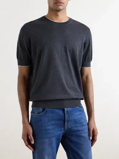 Brunello Cucinelli Cotton T-Shirt - Men | Thumbnail 3 Brunello Cucinelli Cotton T-Shirt - Men | Thumbnail 3