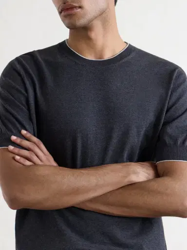 Brunello Cucinelli Cotton T-Shirt - Men | Thumbnail 5 Brunello Cucinelli Cotton T-Shirt - Men | Thumbnail 5