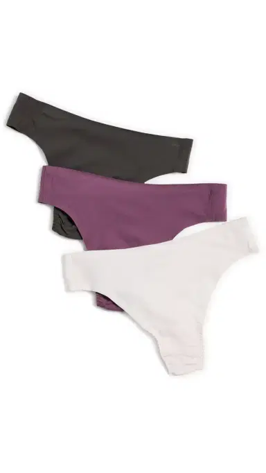 Spanx SPANXsmooth Fit-To-You Thongs 3 Pack Pn/Rs Bd/Dk Ca One Size | Thumbnail 6 Spanx SPANXsmooth Fit-To-You Thongs 3 Pack Pn/Rs Bd/Dk Ca One Size | Thumbnail 6