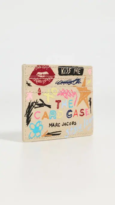 Marc Jacobs The Card Case Beige Multi One Size | Thumbnail 2 Marc Jacobs The Card Case Beige Multi One Size | Thumbnail 2