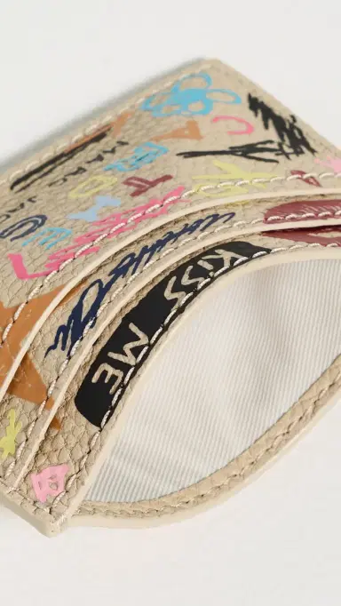 Marc Jacobs The Card Case Beige Multi One Size | Thumbnail 5 Marc Jacobs The Card Case Beige Multi One Size | Thumbnail 5