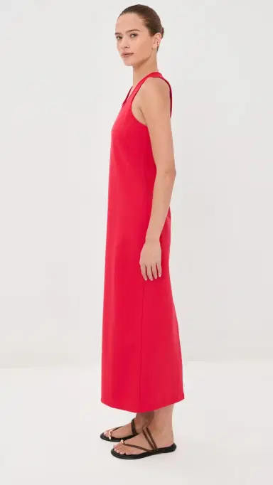 Tibi Compact Ultra Stretch Knit Sleeveless Dress Red 4 | Thumbnail 4 Tibi Compact Ultra Stretch Knit Sleeveless Dress Red 4 | Thumbnail 4