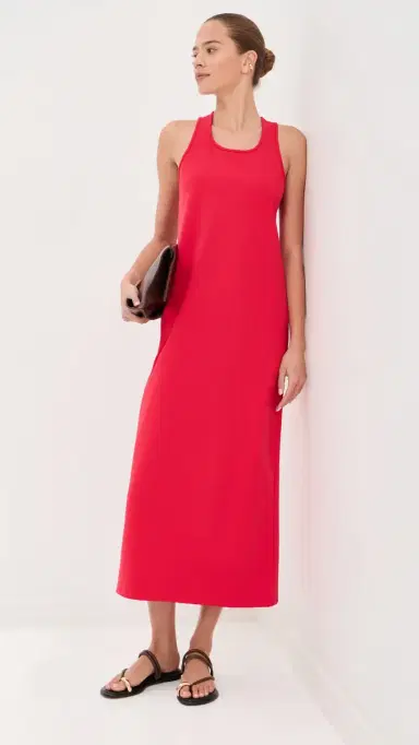 Tibi Compact Ultra Stretch Knit Sleeveless Dress Red 4 | Thumbnail 5 Tibi Compact Ultra Stretch Knit Sleeveless Dress Red 4 | Thumbnail 5
