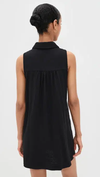 Z Supply New Light Textured Dress Black | Thumbnail 3 Z Supply New Light Textured Dress Black | Thumbnail 3