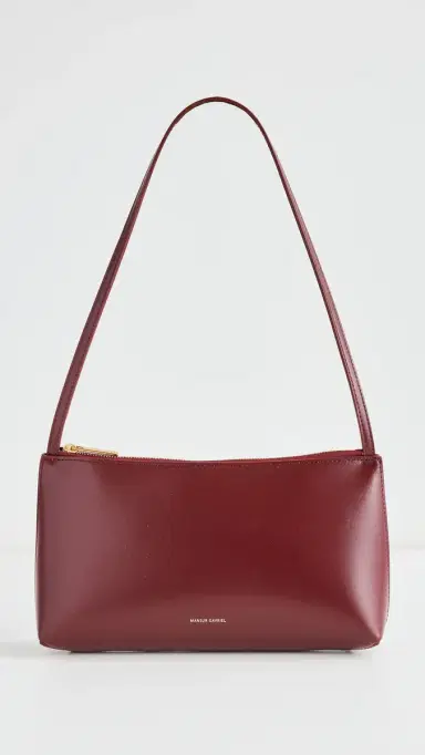 MANSUR GAVRIEL Gaia Shoulder Bag Claret One Size | Thumbnail 2 MANSUR GAVRIEL Gaia Shoulder Bag Claret One Size | Thumbnail 2