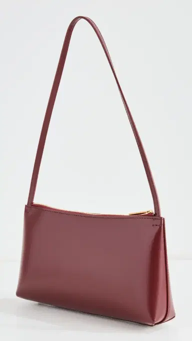 MANSUR GAVRIEL Gaia Shoulder Bag Claret One Size | Thumbnail 4 MANSUR GAVRIEL Gaia Shoulder Bag Claret One Size | Thumbnail 4