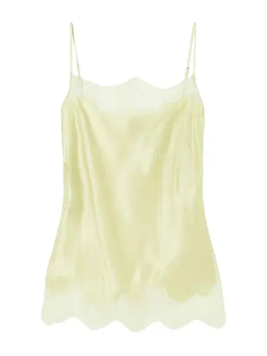 Carine Gilson Lace-trimmed Silk-satin Camisole | Thumbnail 1 Carine Gilson Lace-trimmed Silk-satin Camisole | Thumbnail 1