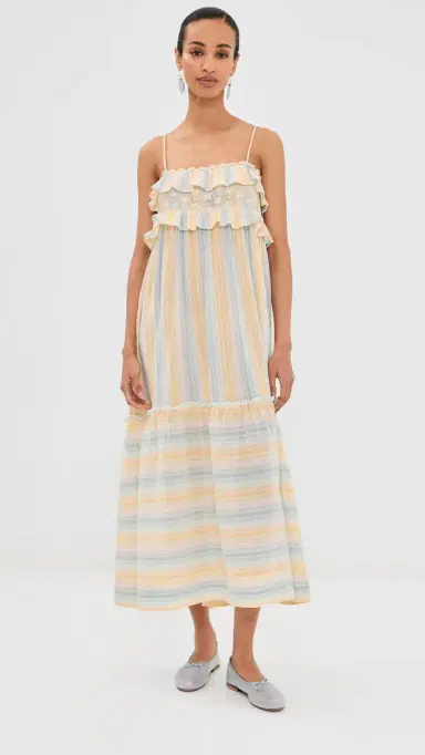 ALIX OF BOHEMIA Ida Sunwash Stripe Dress Multi Color | Thumbnail 2 ALIX OF BOHEMIA Ida Sunwash Stripe Dress Multi Color | Thumbnail 2
