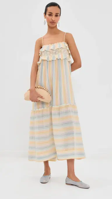 ALIX OF BOHEMIA Ida Sunwash Stripe Dress Multi Color | Thumbnail 6 ALIX OF BOHEMIA Ida Sunwash Stripe Dress Multi Color | Thumbnail 6
