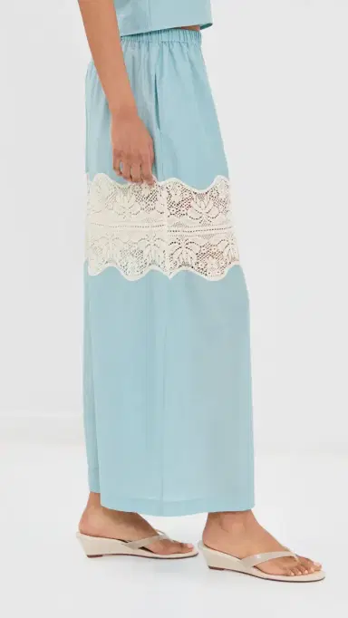 ALIX OF BOHEMIA Margie Sky Prima Lace Pants Light Blue | Thumbnail 5 ALIX OF BOHEMIA Margie Sky Prima Lace Pants Light Blue | Thumbnail 5