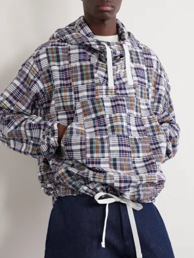 Beams Plus Patchwork Checked Cotton Jacket - Men | Thumbnail 5 Beams Plus Patchwork Checked Cotton Jacket - Men | Thumbnail 5