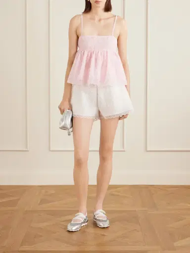 Cecilie Bahnsen Embroidered Tulle Shorts | Thumbnail 2 Cecilie Bahnsen Embroidered Tulle Shorts | Thumbnail 2