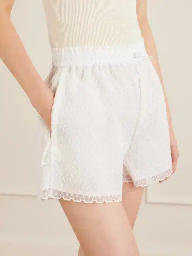 Cecilie Bahnsen Embroidered Tulle Shorts | Thumbnail 5 Cecilie Bahnsen Embroidered Tulle Shorts | Thumbnail 5