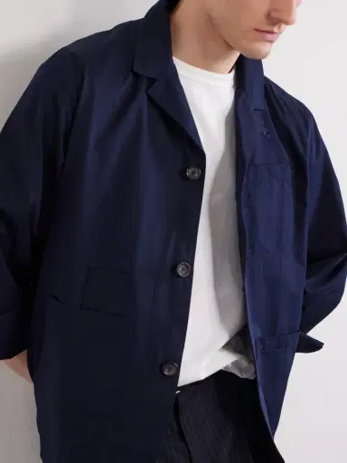Oliver Spencer Bradwell Cotton Overshirt - Men | Thumbnail 5 Oliver Spencer Bradwell Cotton Overshirt - Men | Thumbnail 5