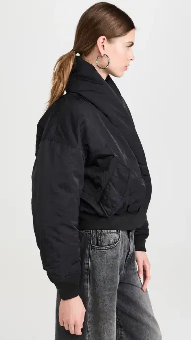 Alpha Industries Shawl Collar Flight Jacket Black | Thumbnail 4 Alpha Industries Shawl Collar Flight Jacket Black | Thumbnail 4