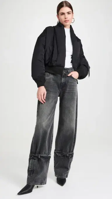 Alpha Industries Shawl Collar Flight Jacket Black | Thumbnail 5 Alpha Industries Shawl Collar Flight Jacket Black | Thumbnail 5