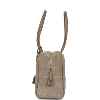 Chanel Chanel Large "Perfect Bowling" Bag Dark Beige Gold Hardware | Thumbnail 3 Chanel Chanel Large "Perfect Bowling" Bag Dark Beige Gold Hardware | Thumbnail 3