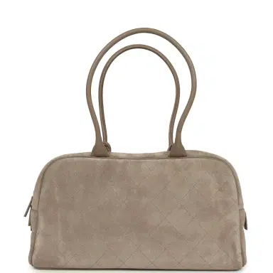 Chanel Chanel Large "Perfect Bowling" Bag Dark Beige Gold Hardware | Thumbnail 4 Chanel Chanel Large "Perfect Bowling" Bag Dark Beige Gold Hardware | Thumbnail 4