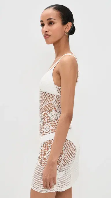 Frankies Bikinis Apollo Crochet Mini Dress | Thumbnail 4 Frankies Bikinis Apollo Crochet Mini Dress | Thumbnail 4