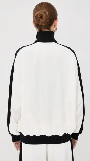Coperni Oversized Track Jacket White | Thumbnail 3 Coperni Oversized Track Jacket White | Thumbnail 3