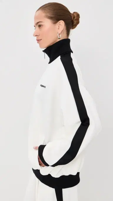 Coperni Oversized Track Jacket White | Thumbnail 4 Coperni Oversized Track Jacket White | Thumbnail 4