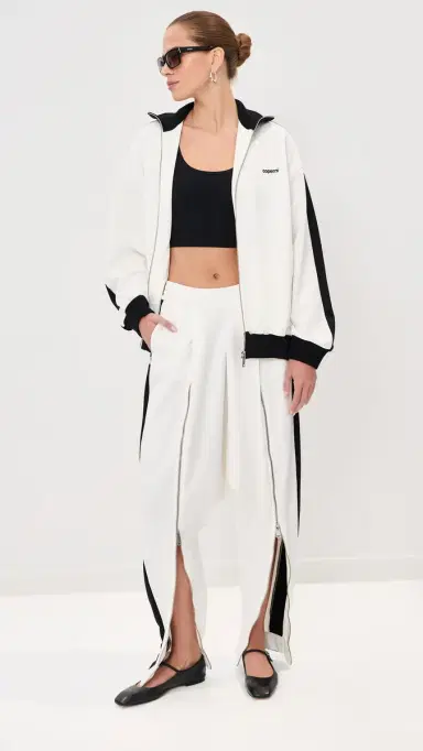 Coperni Oversized Track Jacket White | Thumbnail 5 Coperni Oversized Track Jacket White | Thumbnail 5