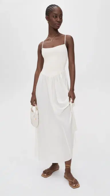 LSPACE isha Midi Dress Cream | Thumbnail 5 LSPACE isha Midi Dress Cream | Thumbnail 5