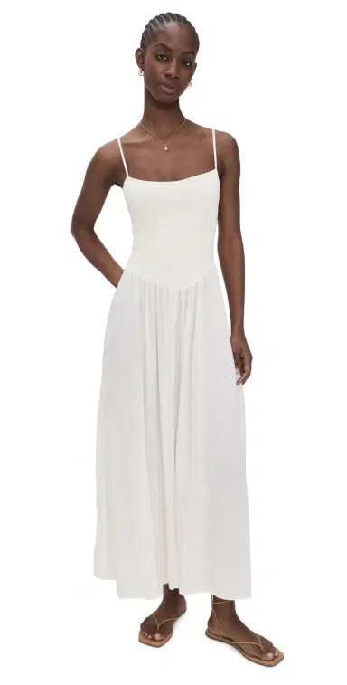 LSPACE isha Midi Dress Cream | Thumbnail 1 LSPACE isha Midi Dress Cream | Thumbnail 1