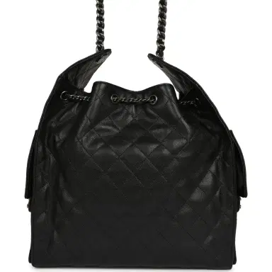 Chanel Chanel Medium 25 Hobo Bag Black Caviar Aged Ruthenium Hardware | Thumbnail 4 Chanel Chanel Medium 25 Hobo Bag Black Caviar Aged Ruthenium Hardware | Thumbnail 4