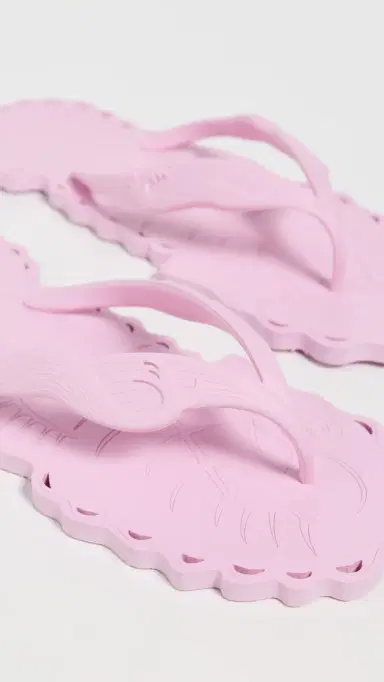 Zimmermann Seafoam Sandals Bubble Gum 37 | Thumbnail 6 Zimmermann Seafoam Sandals Bubble Gum 37 | Thumbnail 6