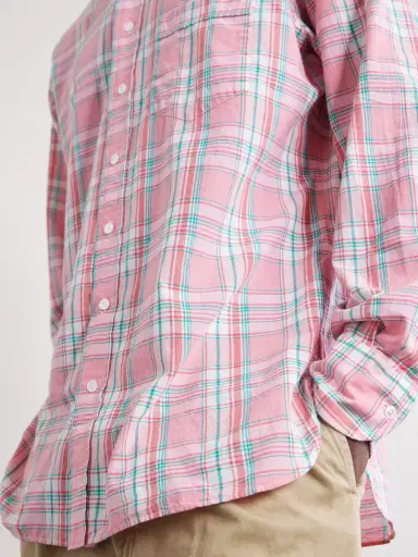 Drake's Checked Cotton Shirt - Men | Thumbnail 5 Drake's Checked Cotton Shirt - Men | Thumbnail 5