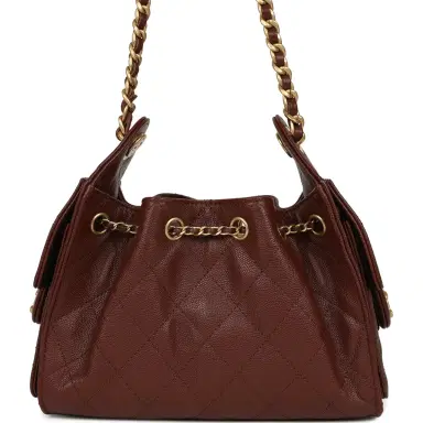 Chanel Chanel Mini 25 Hobo Bag Brown Caviar Antique Gold Hardware | Thumbnail 4 Chanel Chanel Mini 25 Hobo Bag Brown Caviar Antique Gold Hardware | Thumbnail 4
