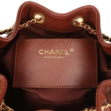 Chanel Chanel Mini 25 Hobo Bag Brown Caviar Antique Gold Hardware | Thumbnail 9 Chanel Chanel Mini 25 Hobo Bag Brown Caviar Antique Gold Hardware | Thumbnail 9