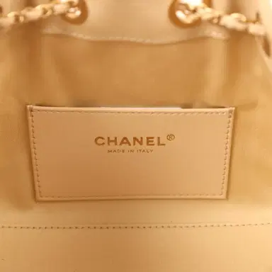 Chanel Chanel Mini 25 Hobo Bag Light Beige Caviar Antique Gold Hardware | Thumbnail 9 Chanel Chanel Mini 25 Hobo Bag Light Beige Caviar Antique Gold Hardware | Thumbnail 9