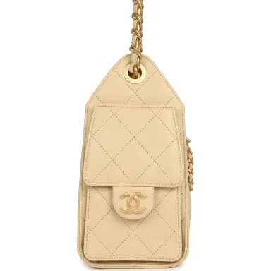 Chanel Chanel Mini 25 Hobo Bag Light Beige Caviar Antique Gold Hardware | Thumbnail 3 Chanel Chanel Mini 25 Hobo Bag Light Beige Caviar Antique Gold Hardware | Thumbnail 3