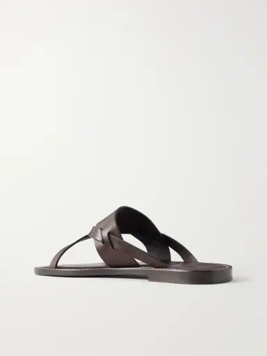 Brunello Cucinelli Leather Sandals - Men | Thumbnail 3 Brunello Cucinelli Leather Sandals - Men | Thumbnail 3