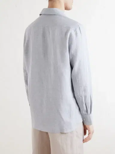 Brunello Cucinelli Hemp, Linen and Cotton-Blend Shirt - Men | Thumbnail 4 Brunello Cucinelli Hemp, Linen and Cotton-Blend Shirt - Men | Thumbnail 4