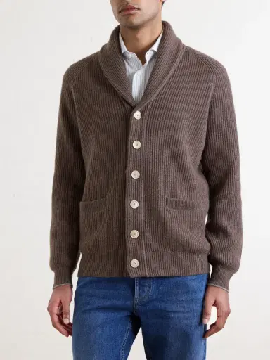 Brunello Cucinelli Cashmere Cardigan - Men | Thumbnail 3 Brunello Cucinelli Cashmere Cardigan - Men | Thumbnail 3